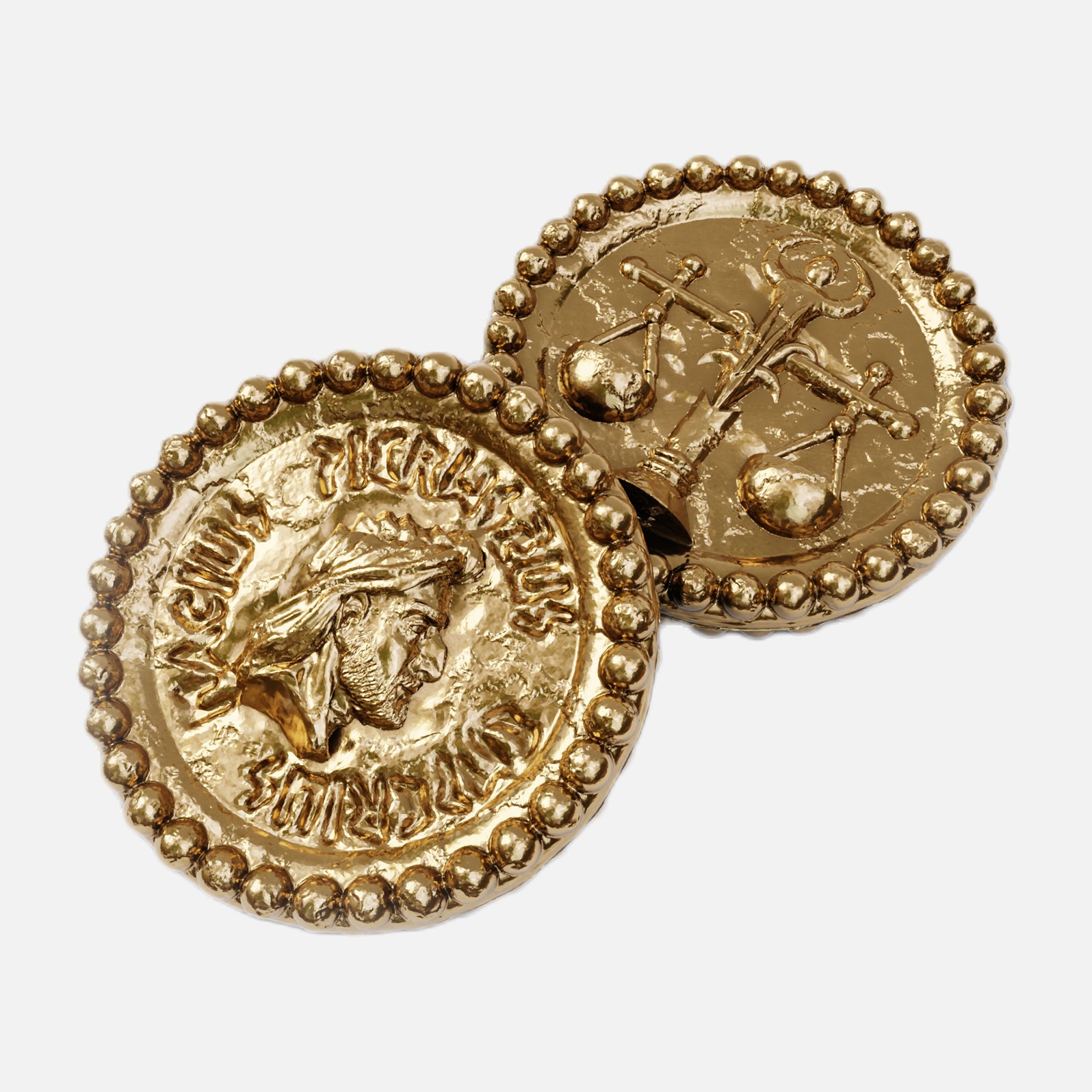 Monete antiche, set di monete decorative